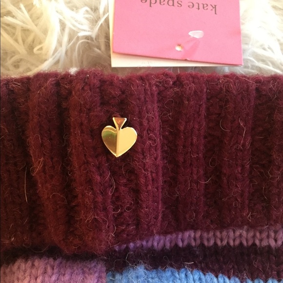 Kate Spade New York Heritage Stripe Beanie Hat - Picture 10 of 10